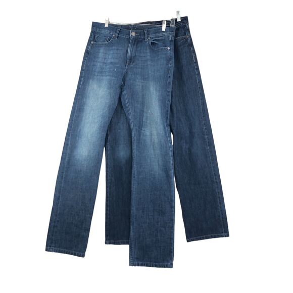 DL 1961 Mens Size 30 Vince Casual Straight Jeans 360 Comfort Lot of 2 FLAWED - Picture 1 of 16